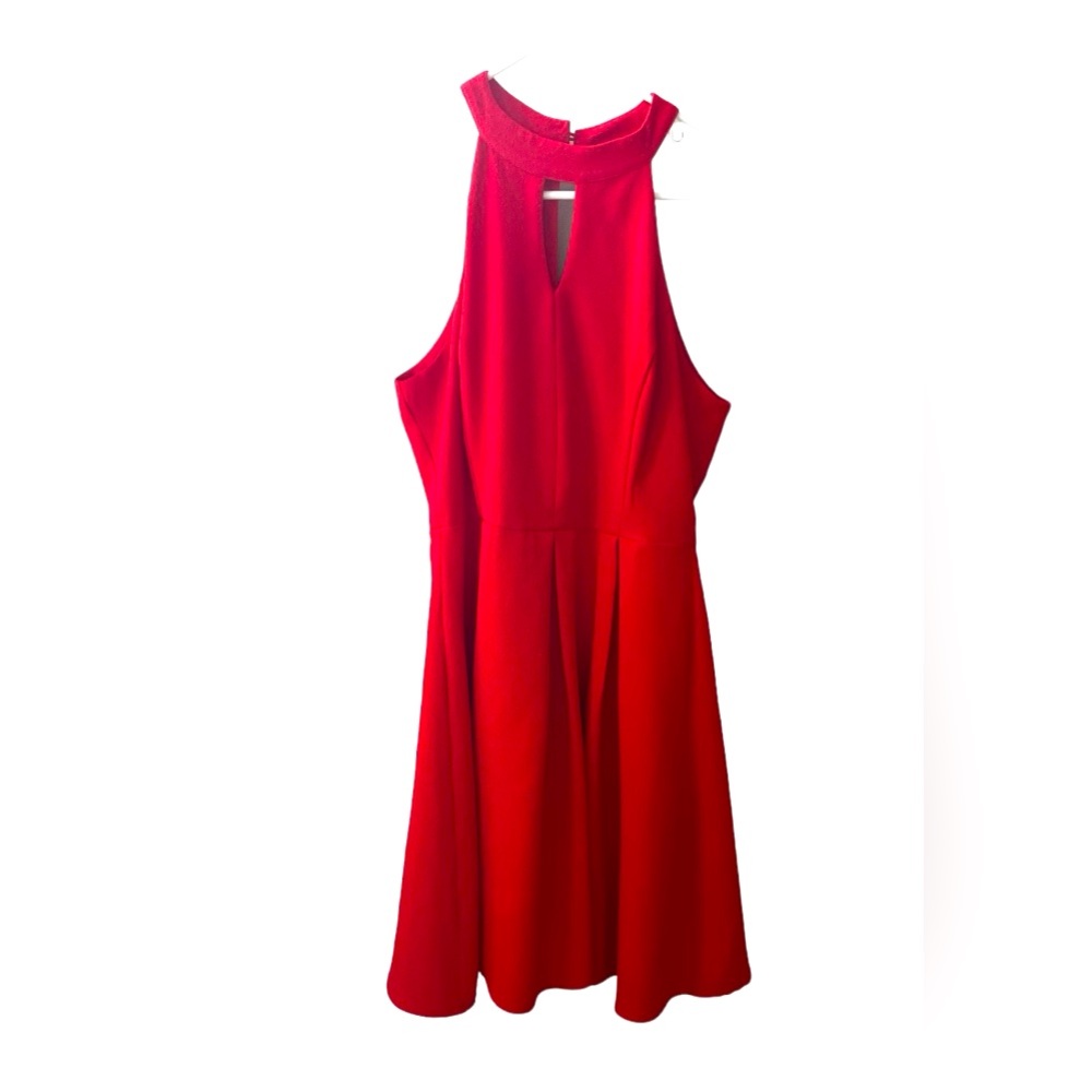 She + Skye Red Halter Mini Dress Size S